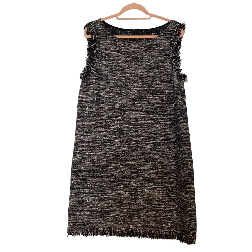 St John Frayed Multicolor Dress